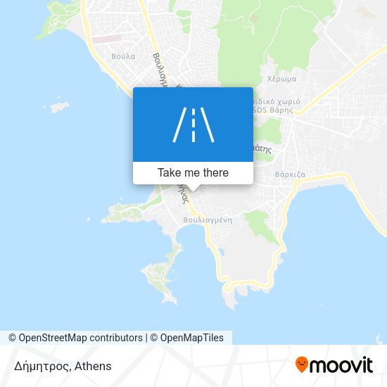 Δήμητρος map