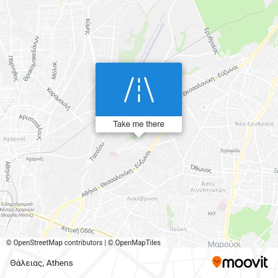 Θάλειας map
