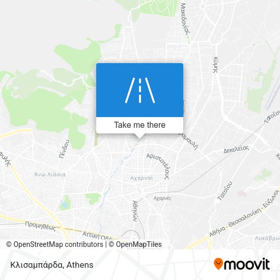 Κλισαμπάρδα map