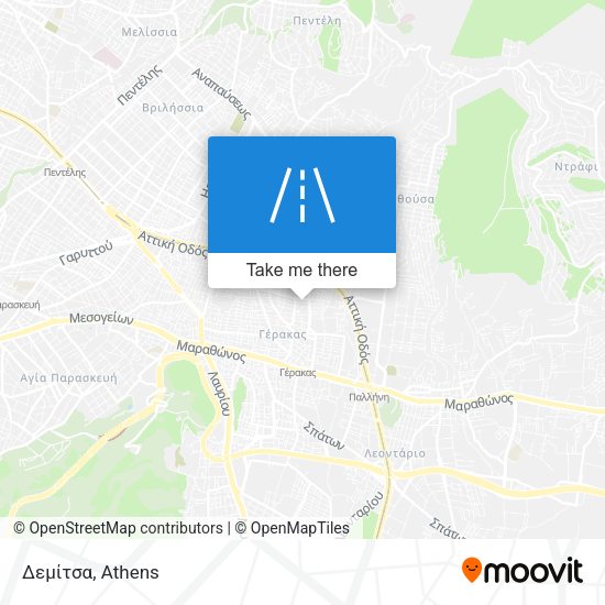 Δεμίτσα map