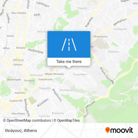 Θεάγους map