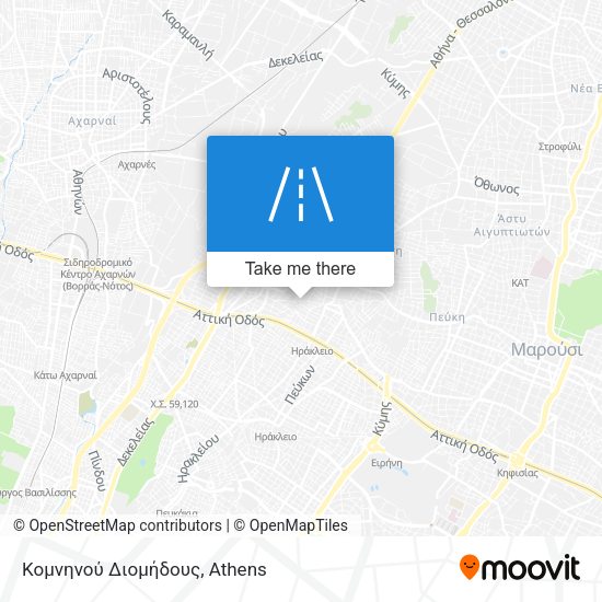 Κομνηνού Διομήδους map