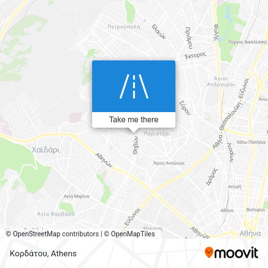 Κορδάτου map