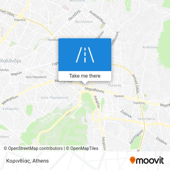 Κορινθίας map