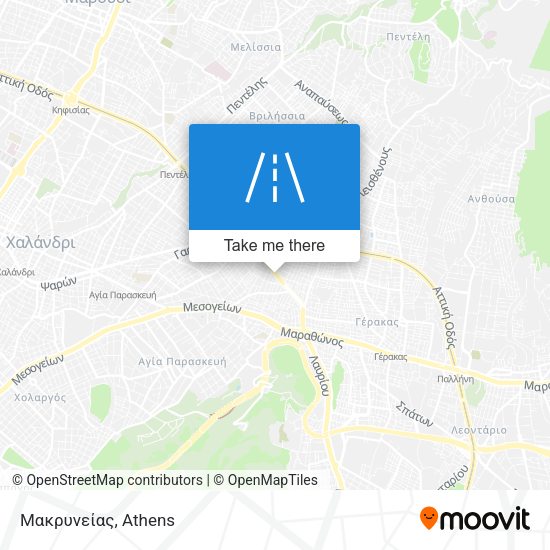 Μακρυνείας map