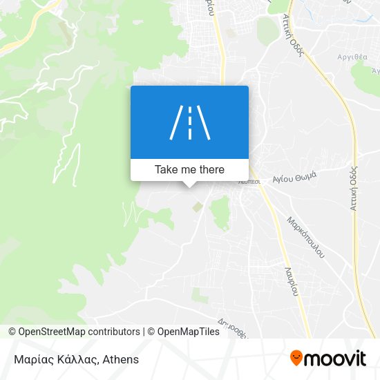 Μαρίας Κάλλας map