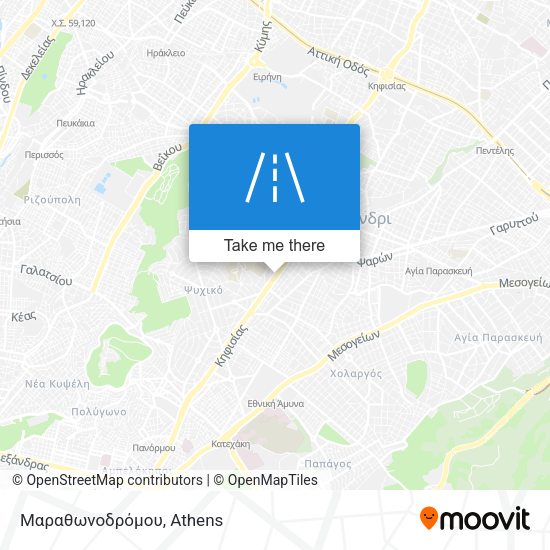 Μαραθωνοδρόμου map