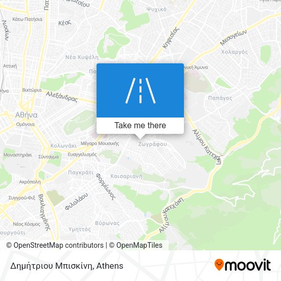 Δημήτριου Μπισκίνη map