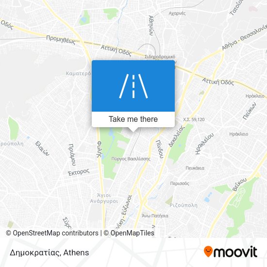 Δημοκρατίας map