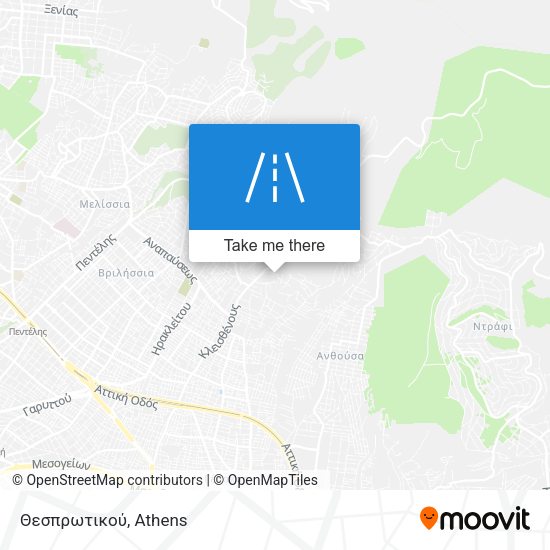 Θεσπρωτικού map