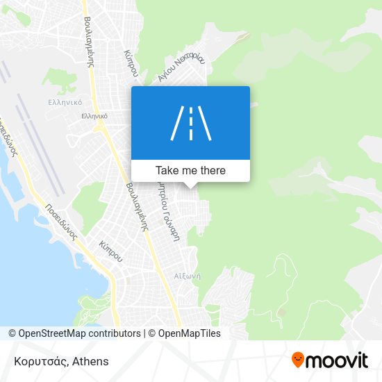 Κορυτσάς map