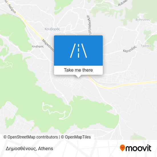 Δημοσθένους map