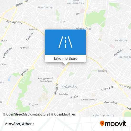 Διαγόρα map