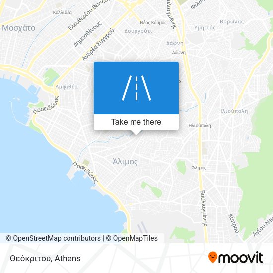 Θεόκριτου map
