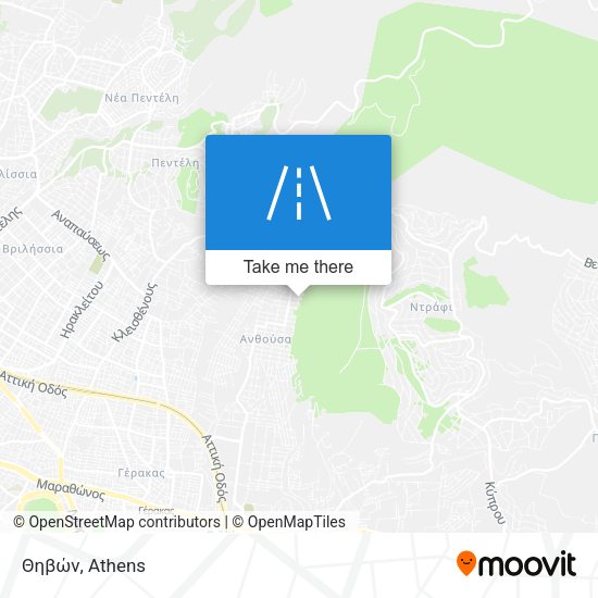 Θηβών map