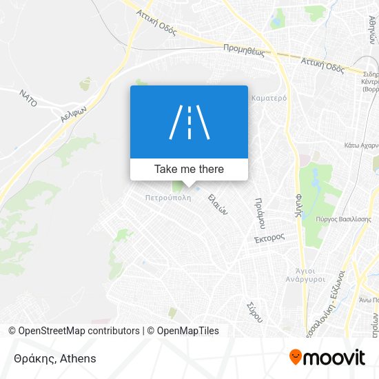 Θράκης map