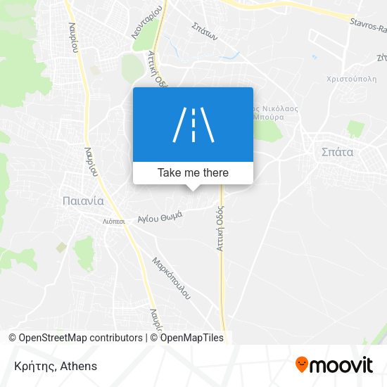 Κρήτης map
