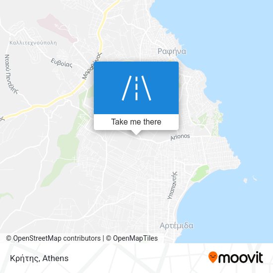 Κρήτης map