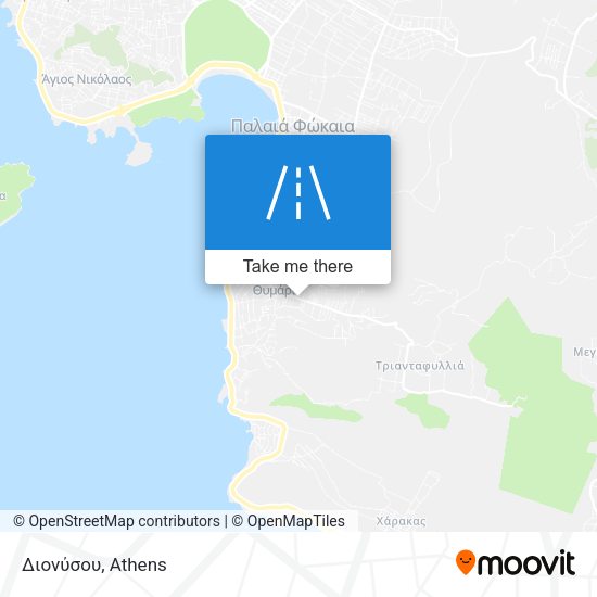 Διονύσου map