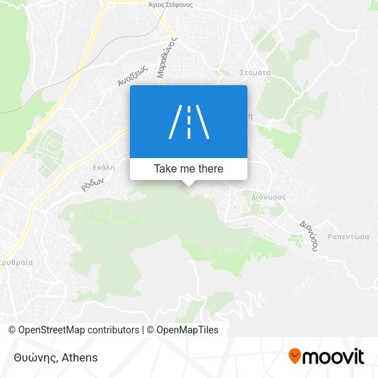 Θυώνης map
