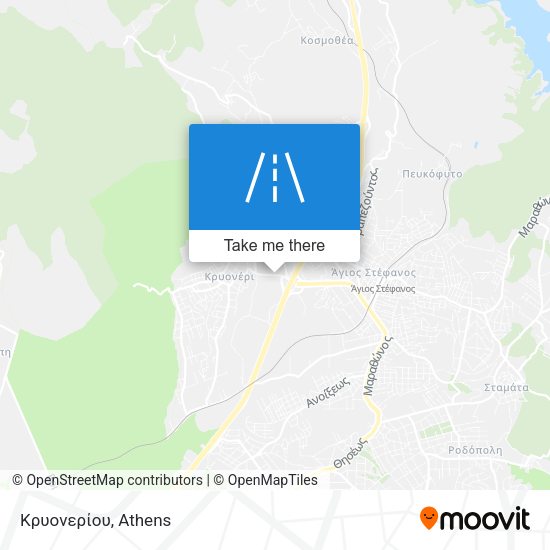 Κρυονερίου map