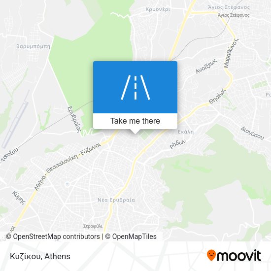 Κυζίκου map