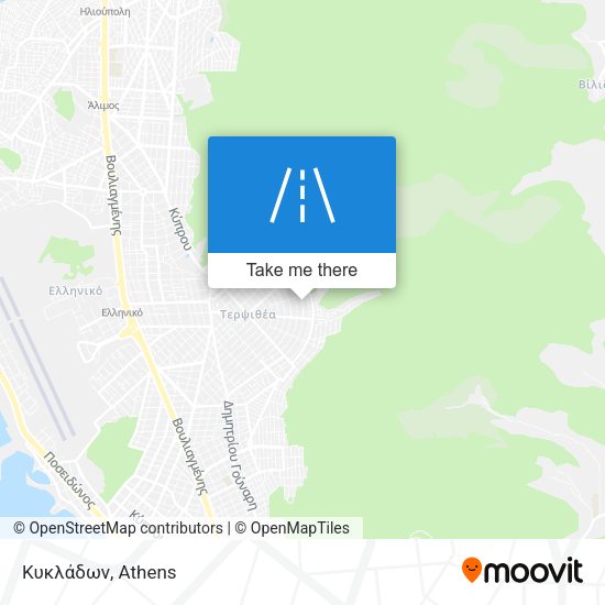 Κυκλάδων map