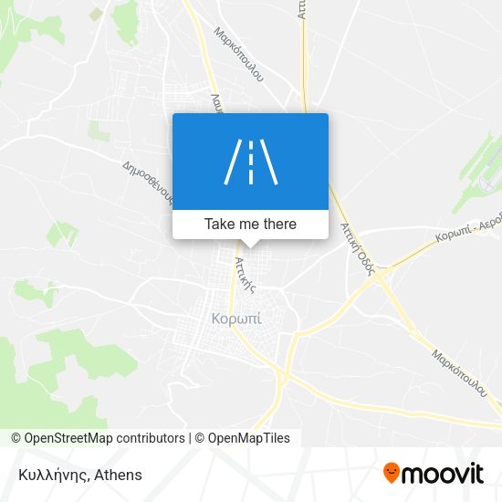 Κυλλήνης map