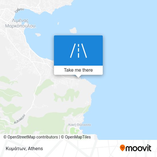 Κυμάτων map