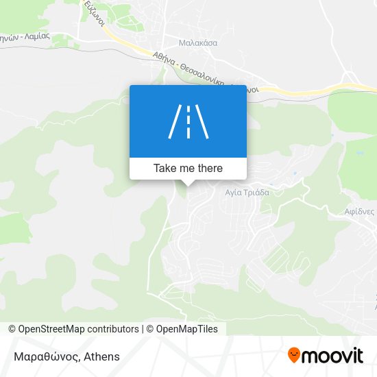 Μαραθώνος map