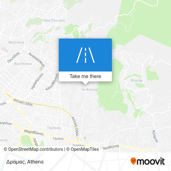 Δράμας map