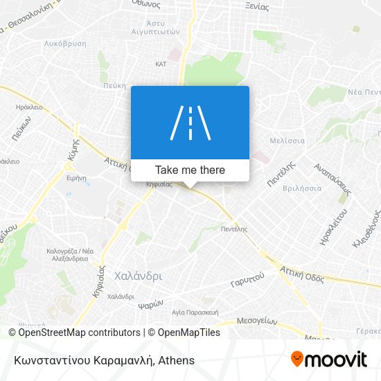 Κωνσταντίνου Καραμανλή map