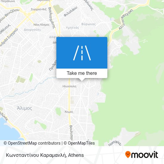 Κωνσταντίνου Καραμανλή map