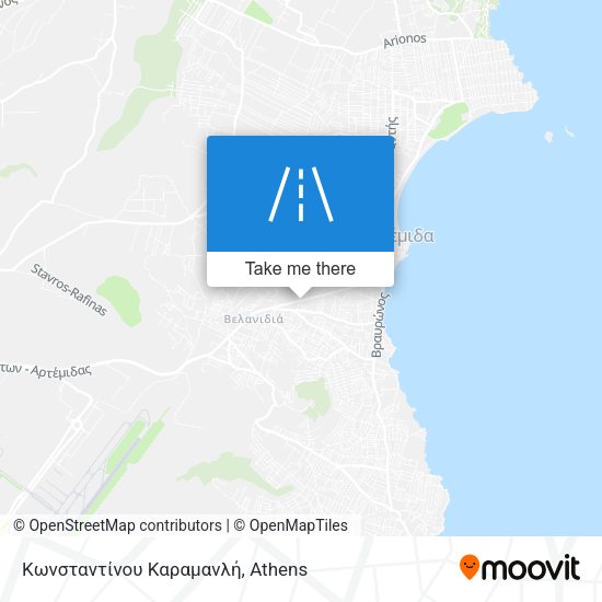 Κωνσταντίνου Καραμανλή map
