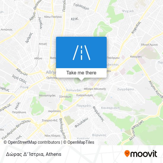 Δώρας Δ' Ίστρια map