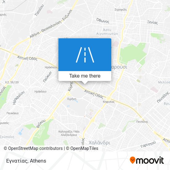 Εγνατίας map