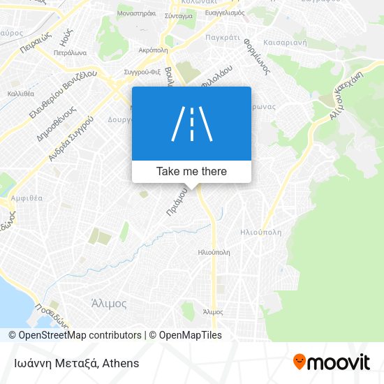 Ιωάννη Μεταξά map