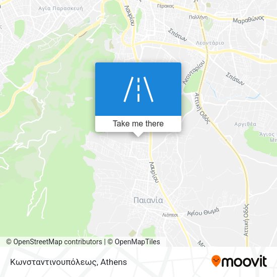 Κωνσταντινουπόλεως map