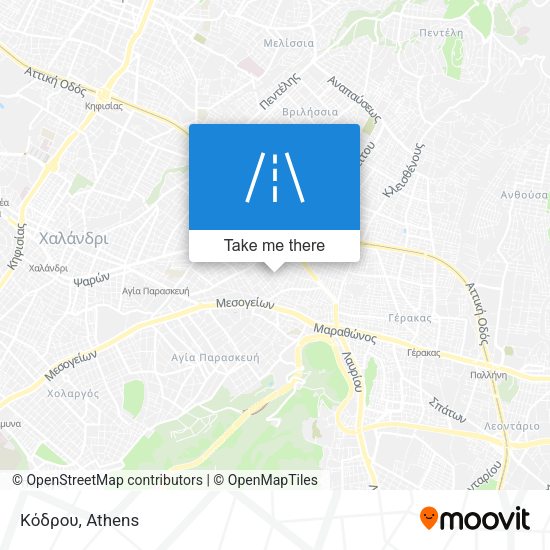 Κόδρου map