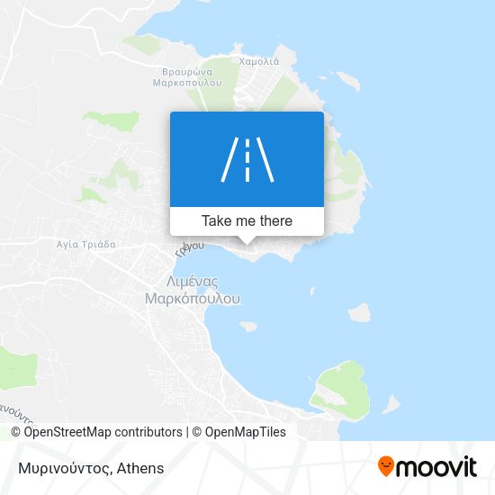 Μυρινούντος map