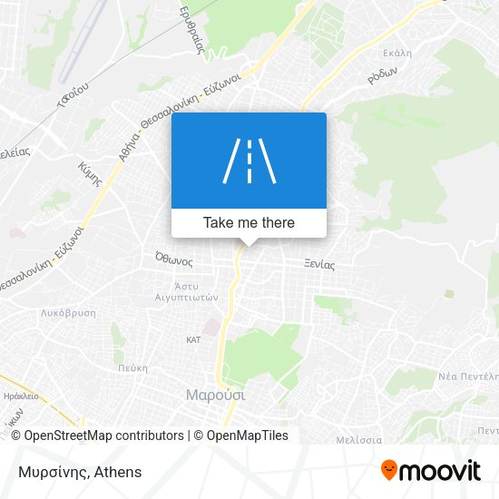 Μυρσίνης map