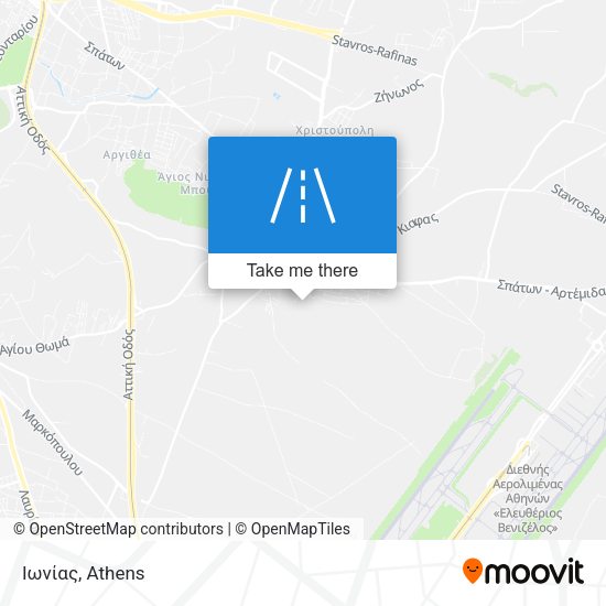 Ιωνίας map