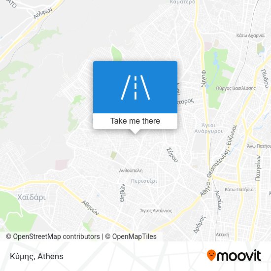 Κύμης map