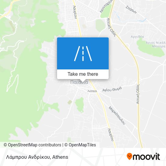 Λάμπρου Ανδρίκου map