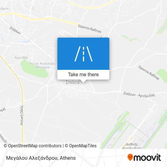 Μεγάλου Αλεξάνδρου map
