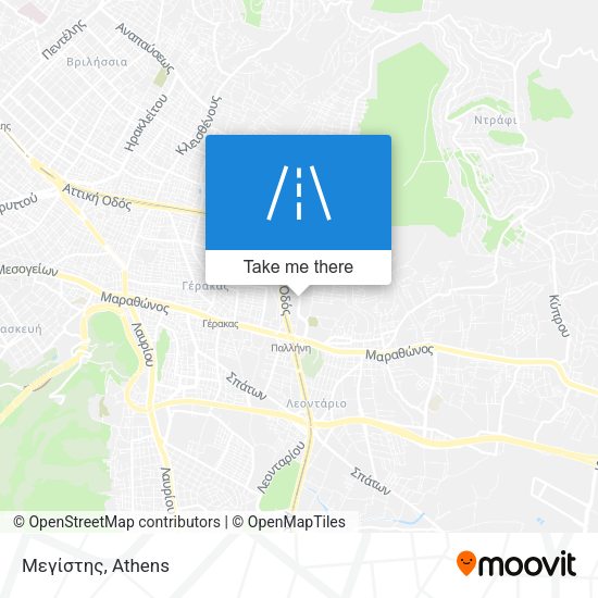 Μεγίστης map