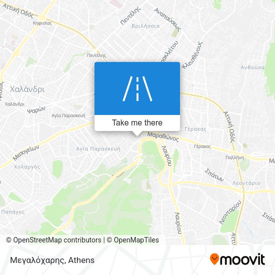 Μεγαλόχαρης map