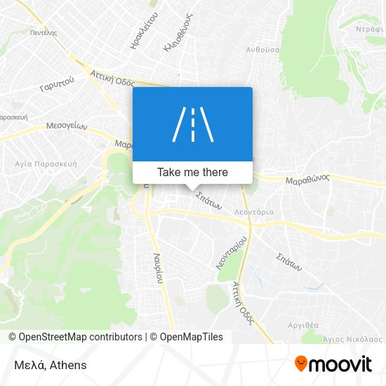 Μελά map