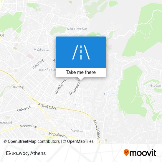 Ελικώνος map