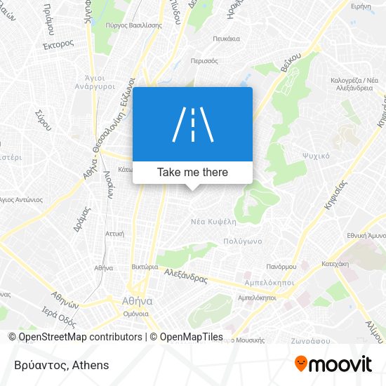 Βρύαντος map